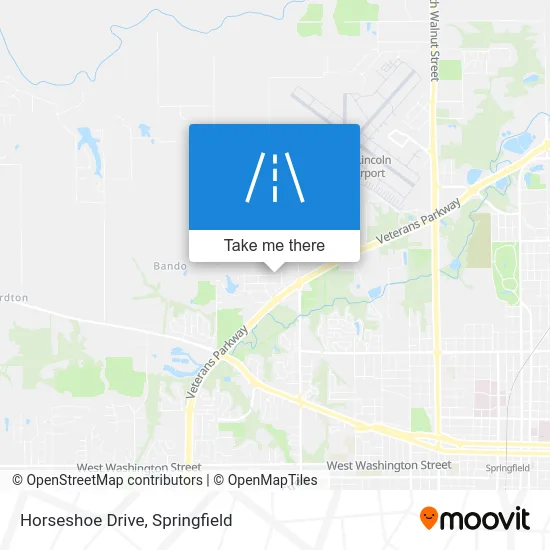 Horseshoe Drive map