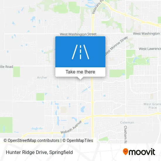 Hunter Ridge Drive map