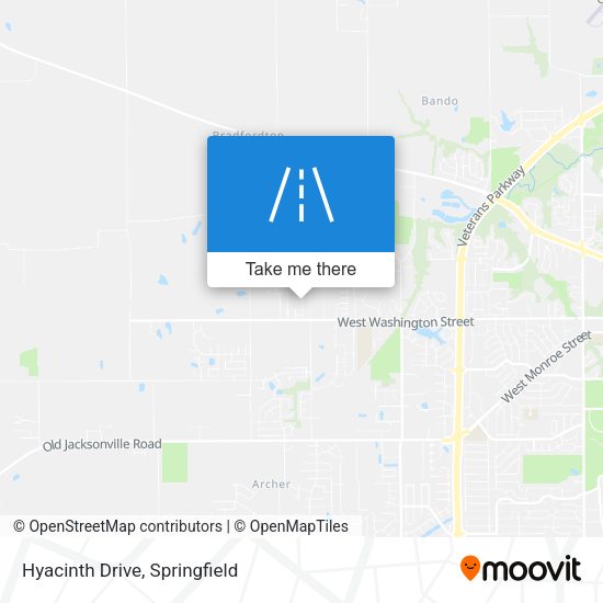 Mapa de Hyacinth Drive