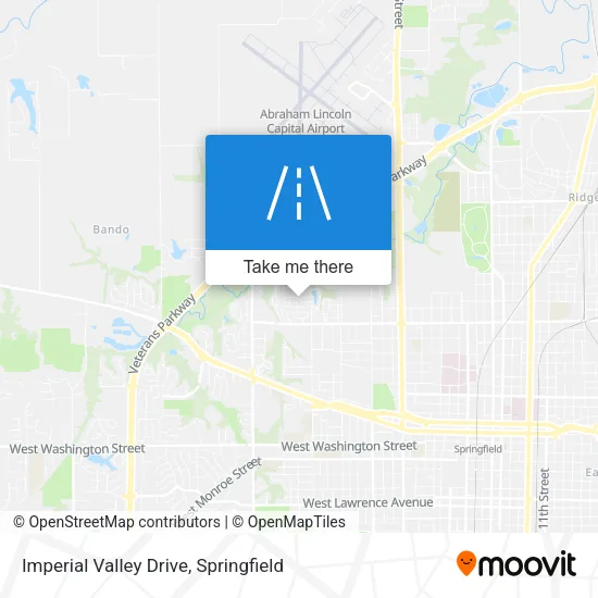 Imperial Valley Drive map