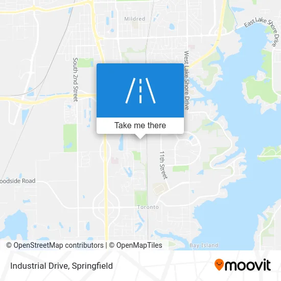 Industrial Drive map
