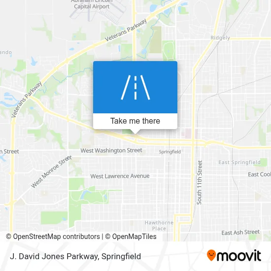 J. David Jones Parkway map
