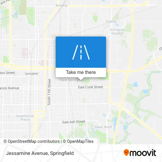 Jessamine Avenue map