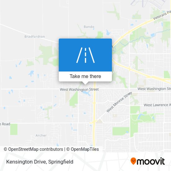 Kensington Drive map