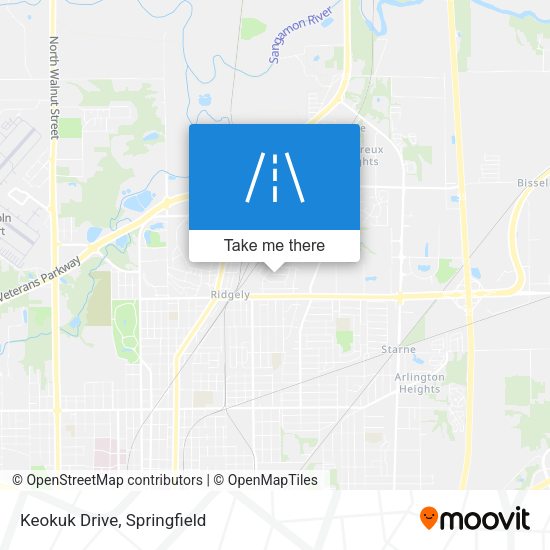 Mapa de Keokuk Drive