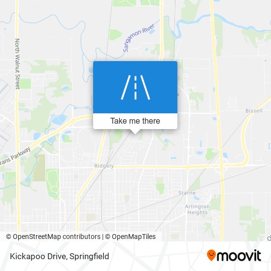 Kickapoo Drive map