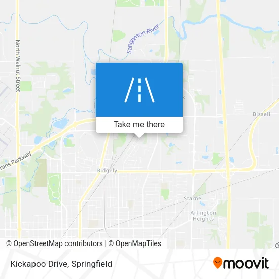Kickapoo Drive map