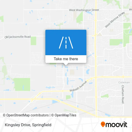 Mapa de Kingsley Drive
