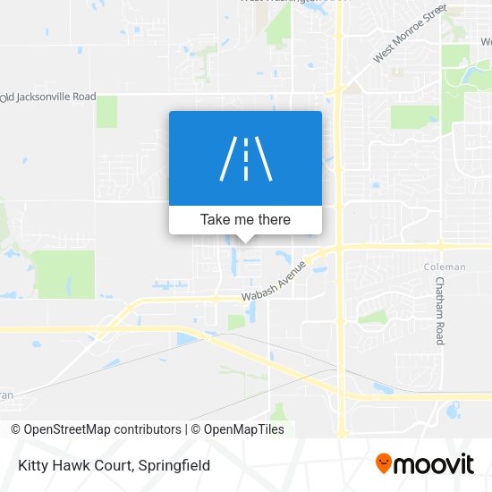Mapa de Kitty Hawk Court