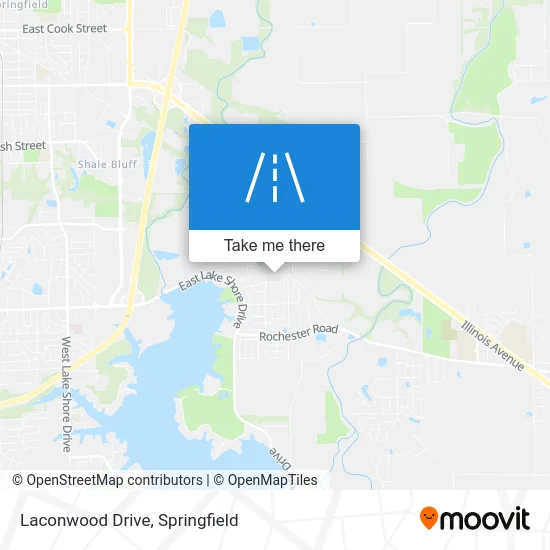 Laconwood Drive map
