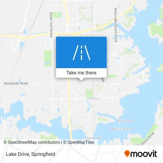 Lake Drive map