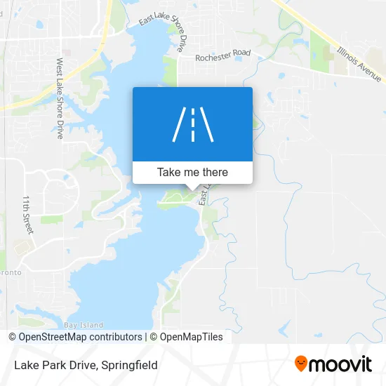 Lake Park Drive map