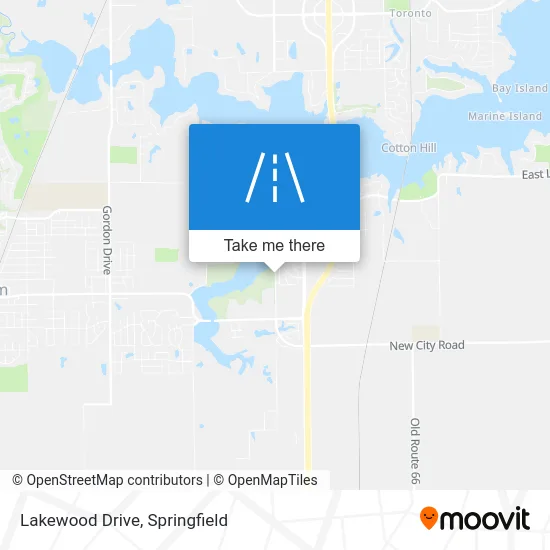 Lakewood Drive map