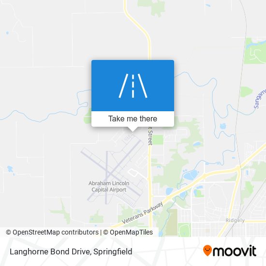 Mapa de Langhorne Bond Drive