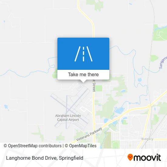 Langhorne Bond Drive map