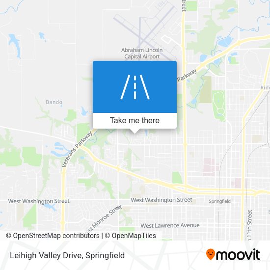 Mapa de Leihigh Valley Drive