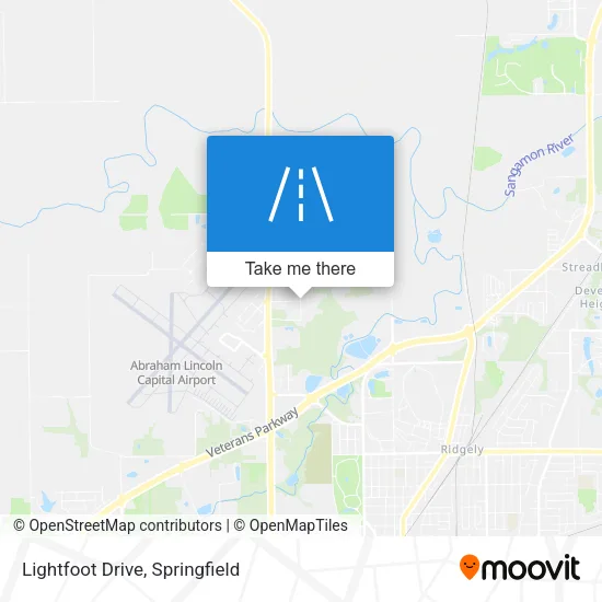 Lightfoot Drive map