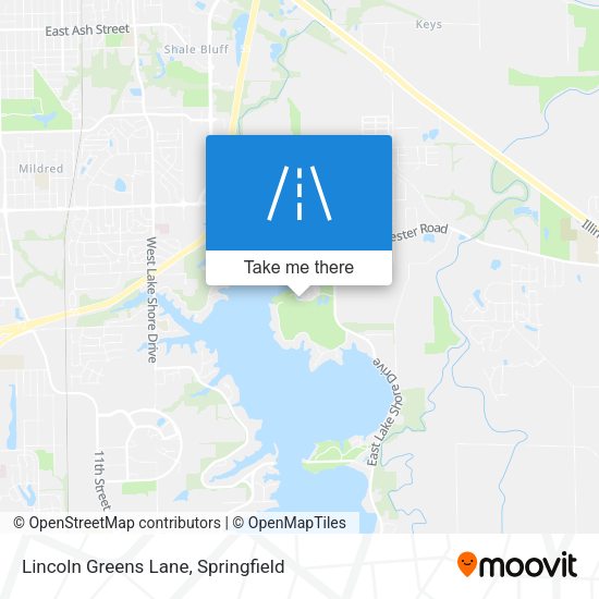 Lincoln Greens Lane map