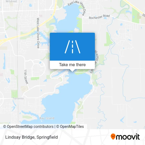 Lindsay Bridge map