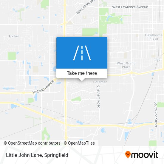 Mapa de Little John Lane