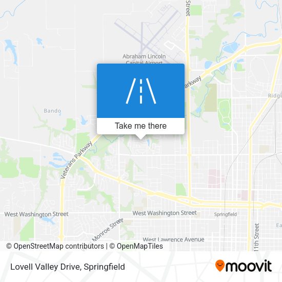 Mapa de Lovell Valley Drive