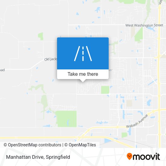 Manhattan Drive map