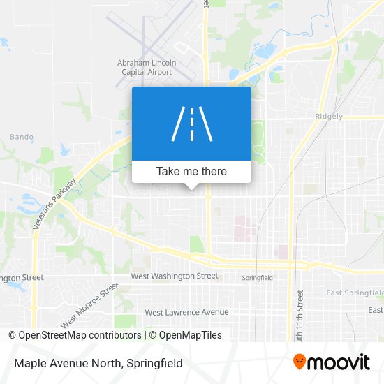Maple Avenue North map