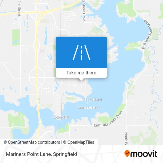 Mariners Point Lane map