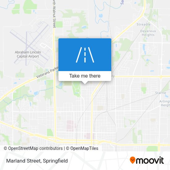 Marland Street map