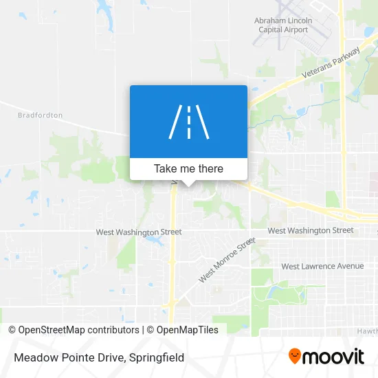 Meadow Pointe Drive map