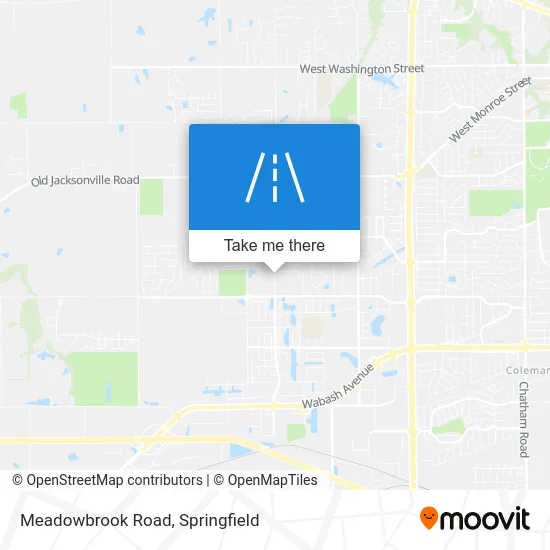 Meadowbrook Road map