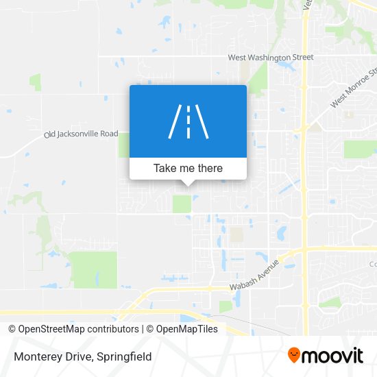 Monterey Drive map