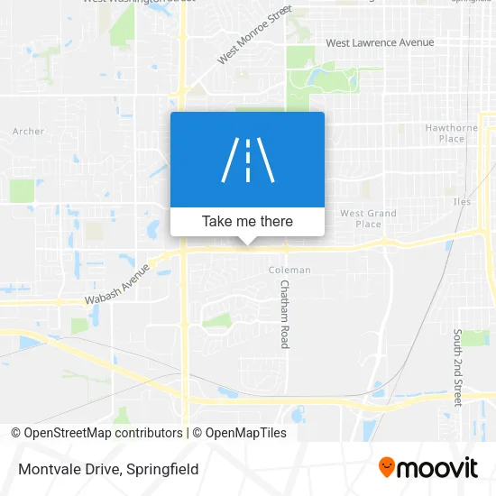 Montvale Drive map