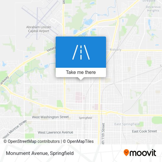 Monument Avenue map