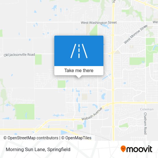 Mapa de Morning Sun Lane