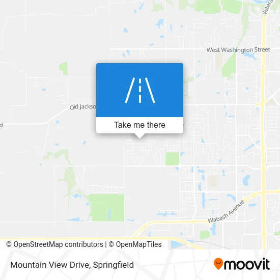 Mountain View Drive map