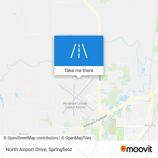 North Airport Drive map
