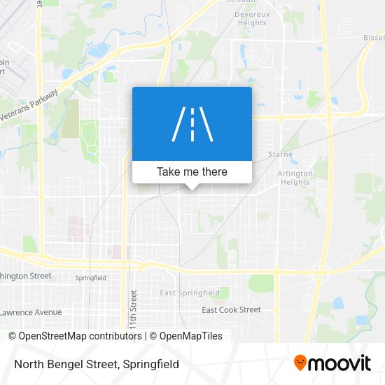 North Bengel Street map