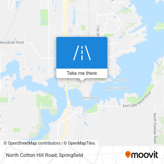 Mapa de North Cotton Hill Road