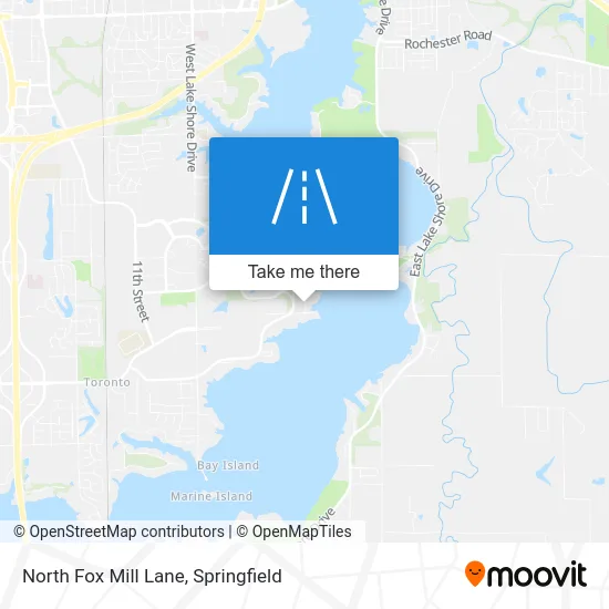 North Fox Mill Lane map