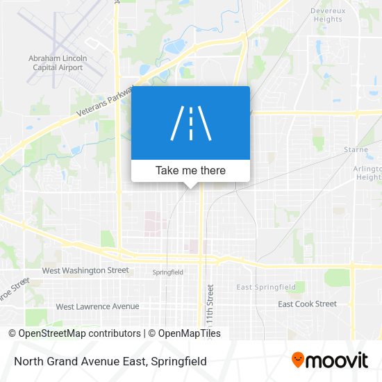 Mapa de North Grand Avenue East