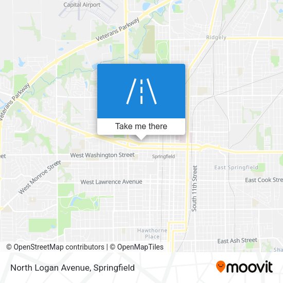 North Logan Avenue map