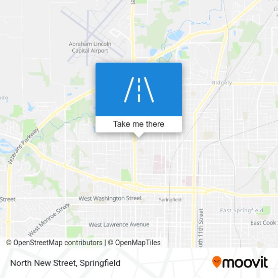 Mapa de North New Street