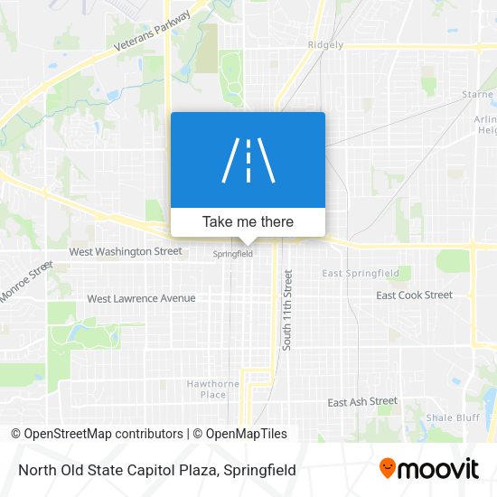 North Old State Capitol Plaza map
