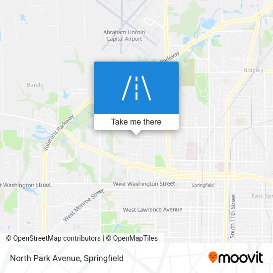 North Park Avenue map