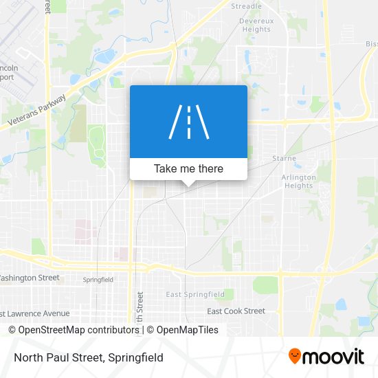 North Paul Street map