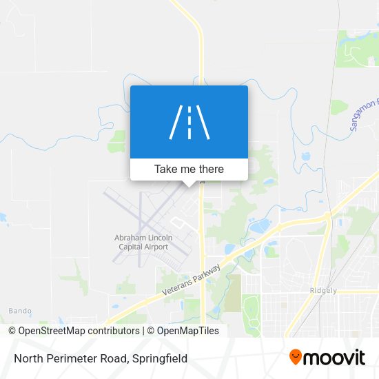 North Perimeter Road map