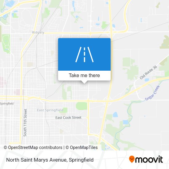 Mapa de North Saint Marys Avenue