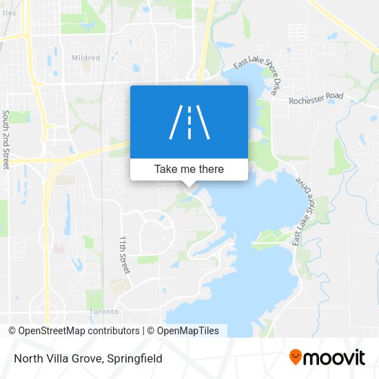 North Villa Grove map