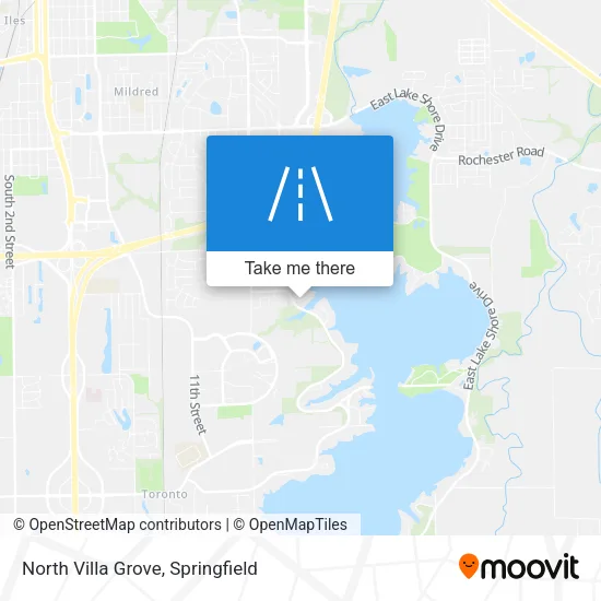 North Villa Grove map